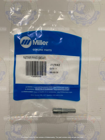 237842 MILLER FASTENER,PINNED (DIECAST)