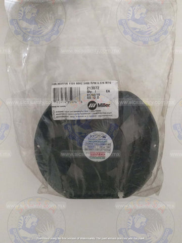 213072 MILLER FAN,MUFFIN 115V 60HZ 3400