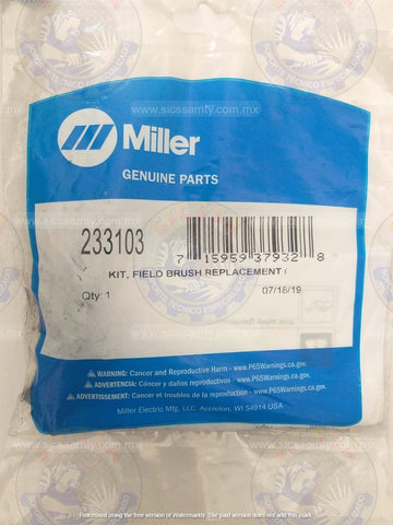 233103 MILLER KIT,FIELD BRUSH REPLACEMEN