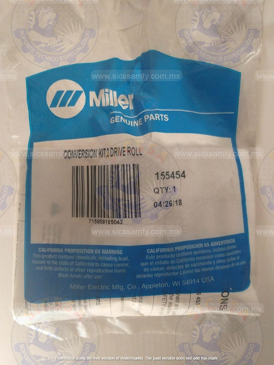 155454 MILLER CONVERSION KIT,2 DRIVE ROL – Soluciones Integrales de ...