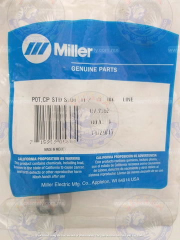 073562 MILLER POT,CP STD SLOT  1T 2.  W