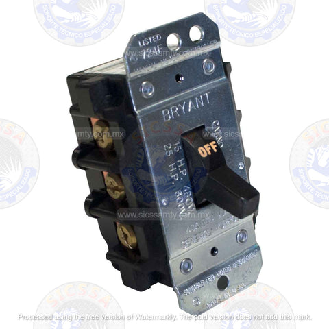 091441 MILLER SWITCH,TGL 3PST 40A 600VAC