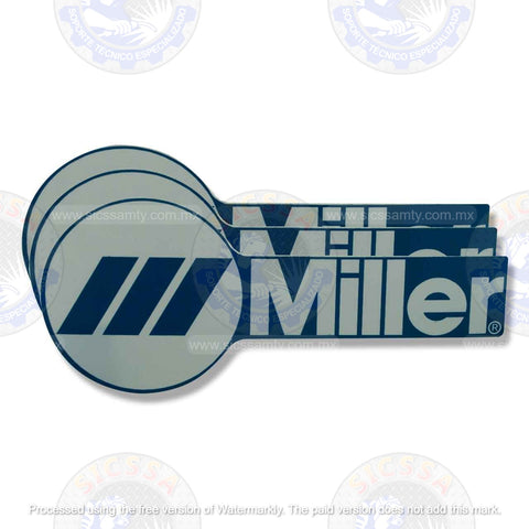 124462 MILLER LABEL,MILLER   3.750 X  1.