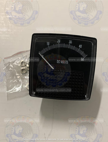 279690 MILLER METER,VOLT DC 0-  50 SCALE