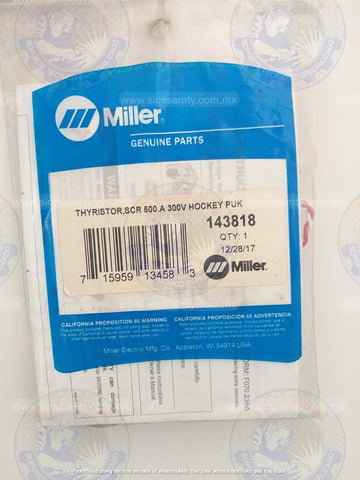 143818 MILLER THYRISTOR,SCR  500. A  300