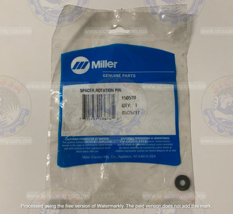 150520 MILLER SPACER,ROTATION PIN