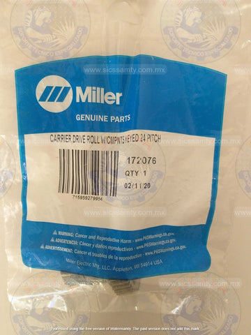 172076 MILLER CARRIER,DRIVE ROLL W/CMPNT