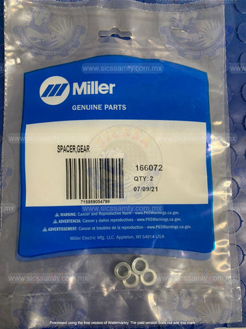 166072 MILLER SPACER,GEAR