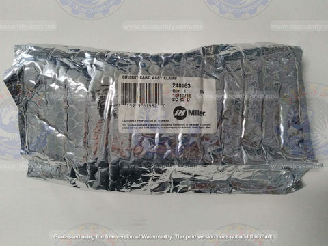 248163 MILLER CIRCUIT CARD ASSY,CLAMP