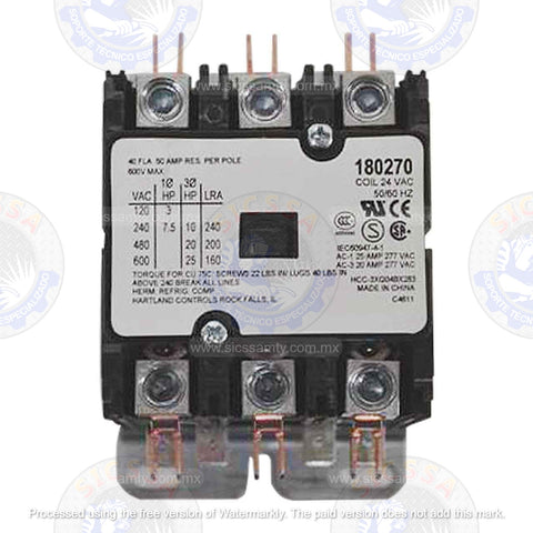 180270 MILLER CONTACTOR,DEF PRP  40A 3P