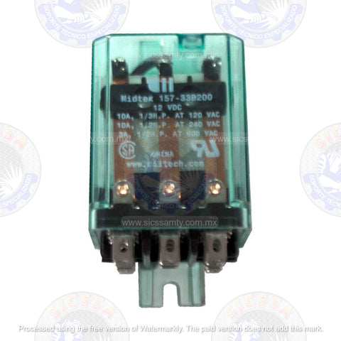 044588 MILLER RELAY,ENCL  12VDC 3PDT 10A