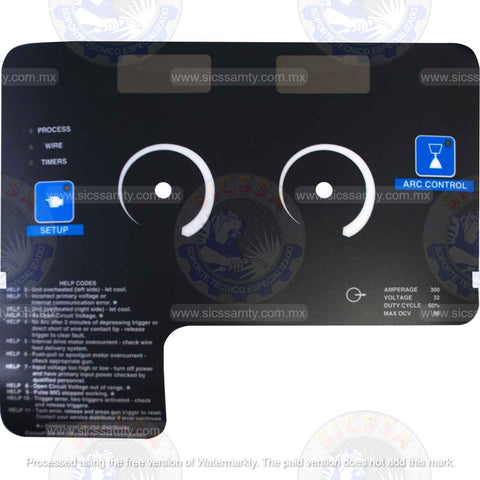 212955 MILLER LABEL,CONTROLS USER INTERF